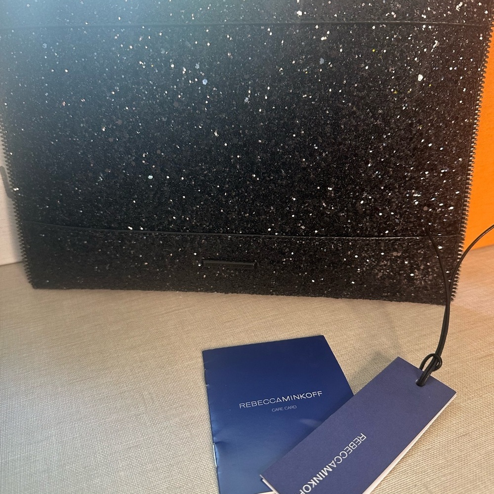 Rebecca Minkoff Leo Clutch in color Black